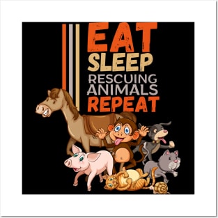 Animal Rescue, Rescuing Animals, Animal Control Worker Posters and Art